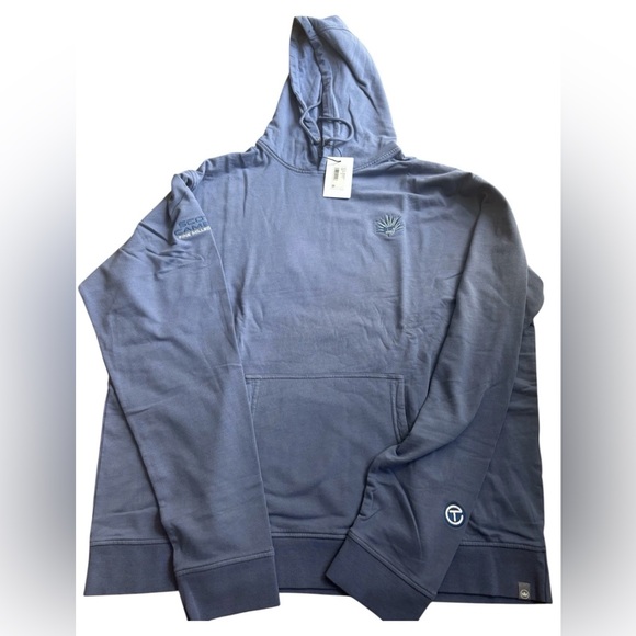 NWT SCOTTY CAMERON GALLERY Circle T Lava Wash Pullover Hoodie AGAVE Blue size L - Picture 1 of 3